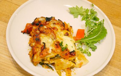 Vegetarian Lasagne with Spinach