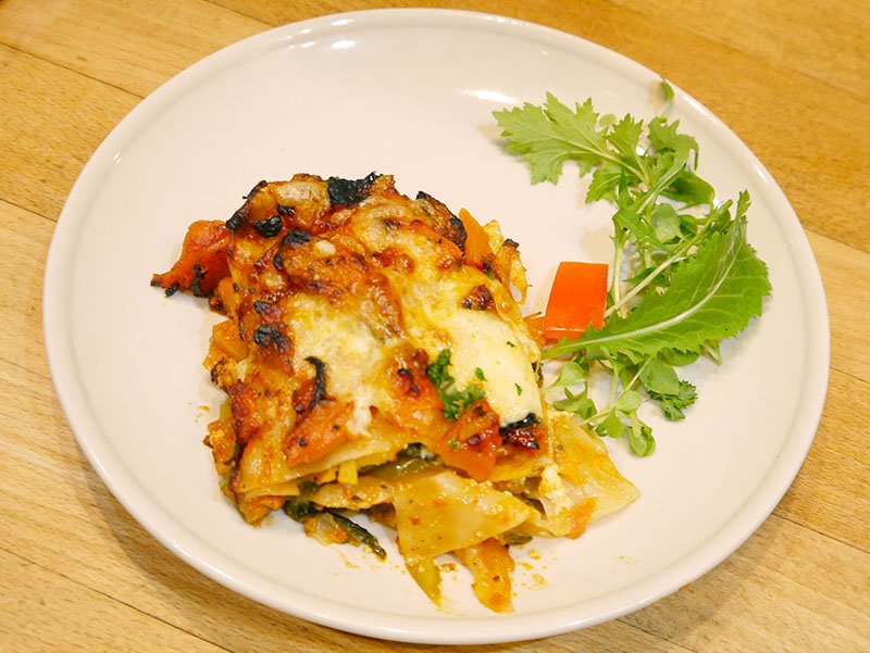 Vegetarian Lasagne with Spinach
