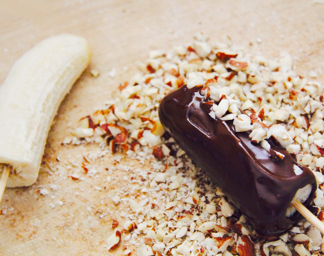 Banana Pop Stick Ice Cream
