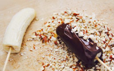 Banana Pop Stick Ice Cream